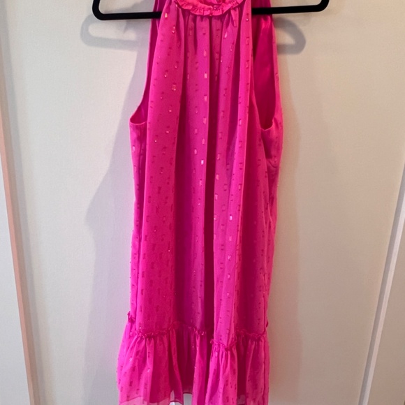 Trina Turk pink sparkle halter - Picture 2 of 4